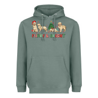 Sage furry and bright Heavyweight Hoodie - MaliasSmallBusiness