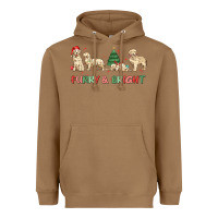 Toasted Coconut furry and bright Heavyweight Hoodie - MaliasSmallBusiness