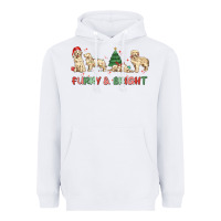 White furry and bright Heavyweight Hoodie - MaliasSmallBusiness