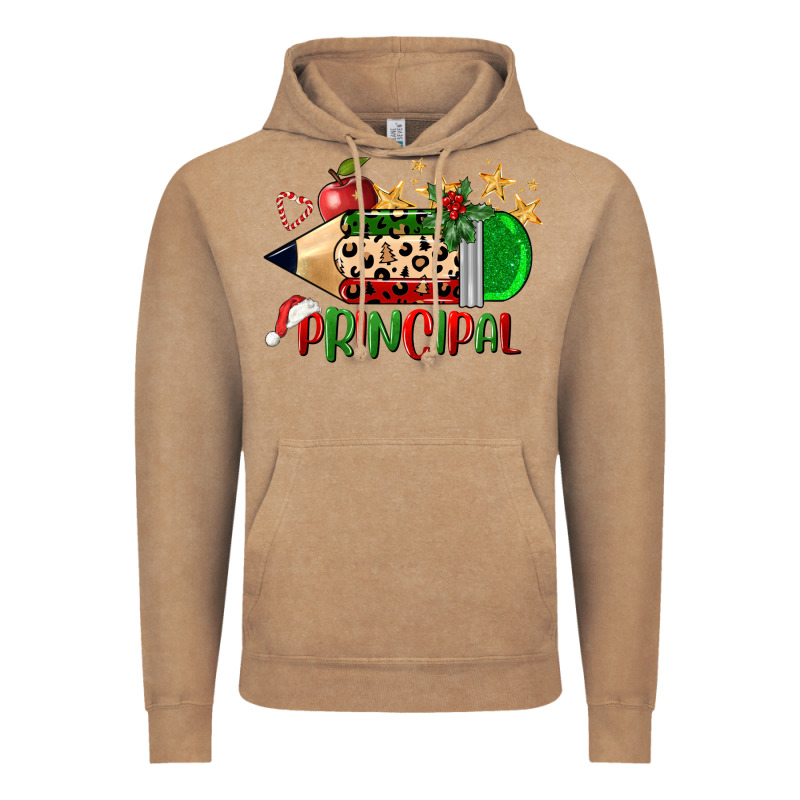 Christmas Principal Pencil Vintage Hoodie by FaDigitalArtStudio | Teevron
