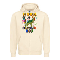 Sandshell mommy of the birthday boy Zipper Hoodie - MaliasSmallBusiness