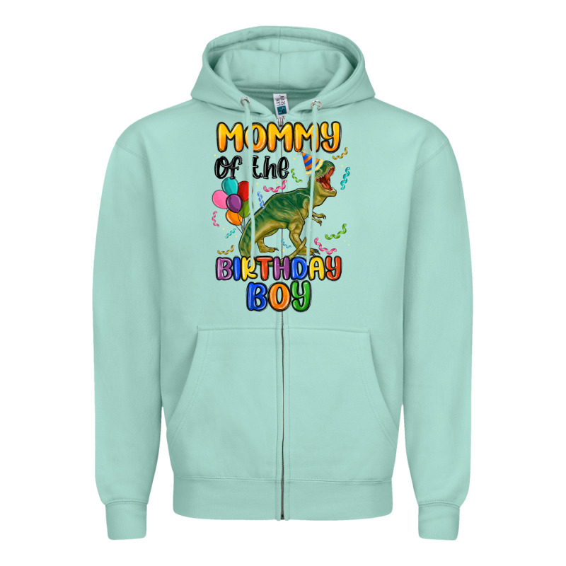 Mommy Of The Birthday Boy Zipper Hoodie by MaliasSmallBusiness | Teevron