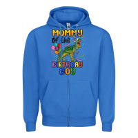 True Royal mommy of the birthday boy Zipper Hoodie - MaliasSmallBusiness