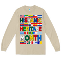 Mushroom hispanic haritage month flags Long Sleeve Tee - BundleAndBundleShop