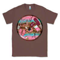 Chestnut nurse round earrings Classic Tee - BundleAndBundleShop