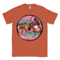 Copper nurse round earrings Classic Tee - BundleAndBundleShop