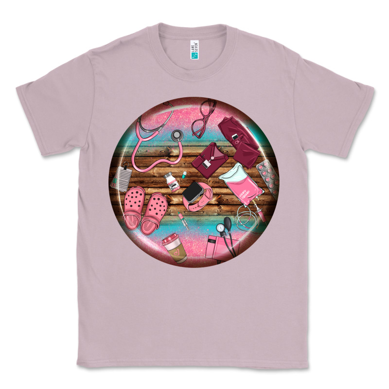 Nurse Round Earrings Classic Tee by BundleAndBundleShop | Teevron