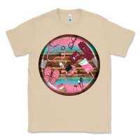 Mushroom nurse round earrings Classic Tee - BundleAndBundleShop