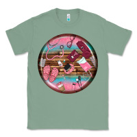 Sage nurse round earrings Classic Tee - BundleAndBundleShop