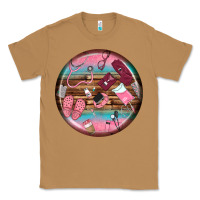 Toasted Coconut nurse round earrings Classic Tee - BundleAndBundleShop
