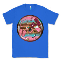 True Royal nurse round earrings Classic Tee - BundleAndBundleShop