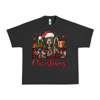 Pigment Black merry christmas pitbull Urban Heavy Tee - JahusDesignShop
