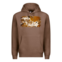 Chestnut leopard cowhide brushstroke Premium Hoodie - Jasminsmagicworld