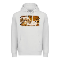 Dove Grey leopard cowhide brushstroke Premium Hoodie - Jasminsmagicworld
