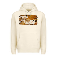 Tofu leopard cowhide brushstroke Premium Hoodie - Jasminsmagicworld