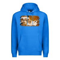 True Royal leopard cowhide brushstroke Premium Hoodie - Jasminsmagicworld