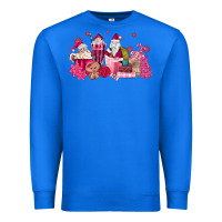 True Royal pink santa coffee Premium Sweatshirt - MaliasSmallBusiness