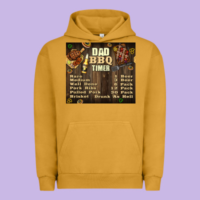 Dad Bbq Timer Urban Hoodie Designed By Tumblerdesignbyshophia