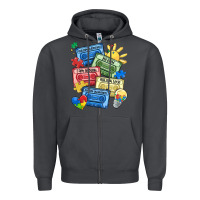 Smoke autism cassette tapes Zipper Hoodie - MaliasSmallBusiness