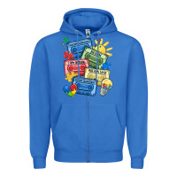 True Royal autism cassette tapes Zipper Hoodie - MaliasSmallBusiness
