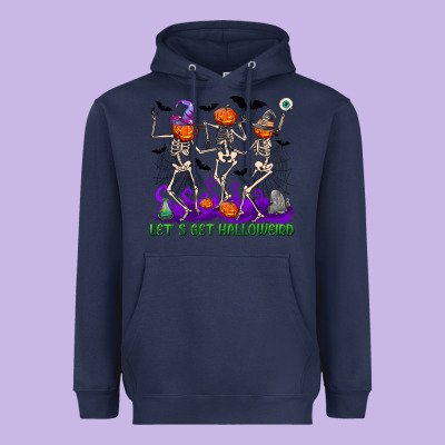 Let S Get Halloweird Heavyweight Hoodie Designed By Nancycooperartshop