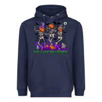 Navy let s get halloweird Heavyweight Hoodie - NancyCooperArtShop