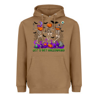 Toasted Coconut let s get halloweird Heavyweight Hoodie - NancyCooperArtShop