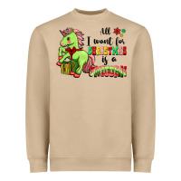 Mushroom All I Want For Christmas Is A Unicorn Heavyweight Sweatshirt - FaDigitalArtStudio