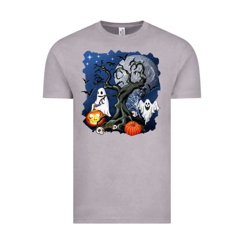 Halloween Tree And Ghosts Vintage Tee by AdoDesignShop | Teevron