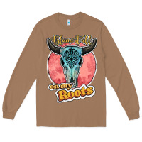 Toasted Coconut blame it all on my roots bull skull black Long Sleeve Tee - JahusDesignShop