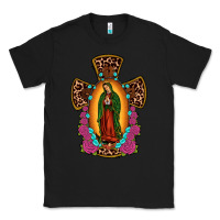 Black our lady of guadalupe cross Classic Tee - JahusDesignShop