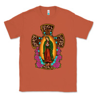 Copper our lady of guadalupe cross Classic Tee - JahusDesignShop