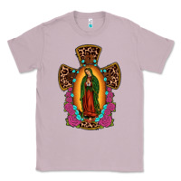 Lilac our lady of guadalupe cross Classic Tee - JahusDesignShop