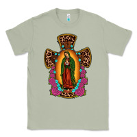 Matcha our lady of guadalupe cross Classic Tee - JahusDesignShop