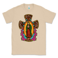 Mushroom our lady of guadalupe cross Classic Tee - JahusDesignShop