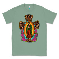 Sage our lady of guadalupe cross Classic Tee - JahusDesignShop