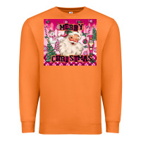 Carrot merry pink christmas santa Premium Sweatshirt - MaliasSmallBusiness