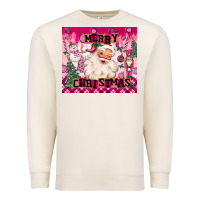 Sandshell merry pink christmas santa Premium Sweatshirt - MaliasSmallBusiness