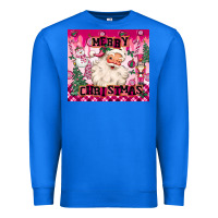 True Royal merry pink christmas santa Premium Sweatshirt - MaliasSmallBusiness