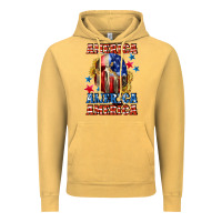 Vintage Mustard America skeleton 4th of july Vintage Hoodie - CowGirlArtShop