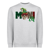 Heather Grey Boy Mini Elf Skull Heavyweight Sweatshirt - FaDigitalArtStudio