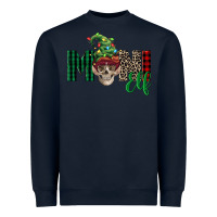 Navy Boy Mini Elf Skull Heavyweight Sweatshirt - FaDigitalArtStudio