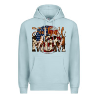 Blue Mist football mom Premium Hoodie - Jasminsmagicworld