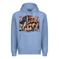 Colony Blue football mom Premium Hoodie - Jasminsmagicworld