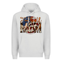 Dove Grey football mom Premium Hoodie - Jasminsmagicworld