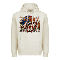 Oatmeal Heather football mom Premium Hoodie - Jasminsmagicworld