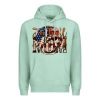 Seafoam football mom Premium Hoodie - Jasminsmagicworld