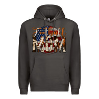 Smoke football mom Premium Hoodie - Jasminsmagicworld