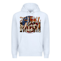 White football mom Premium Hoodie - Jasminsmagicworld