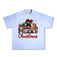 Grape Ice merry christmas pug Urban Heavy Tee - JahusDesignShop